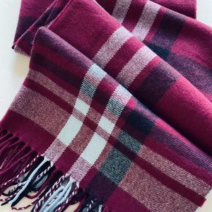 J. CREW Women's Plaid Wrap NWT